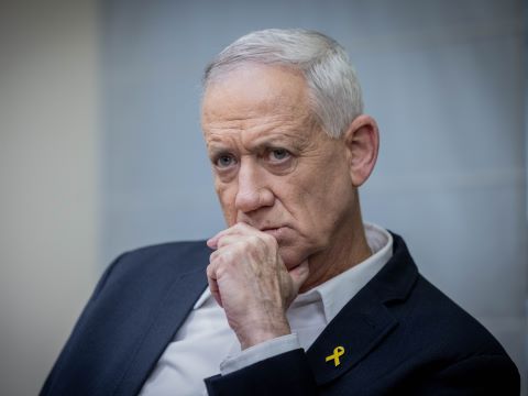 גנץ. להפסיק את ההיסטריה [צילום: חיים גולדברג/פלאש 90]