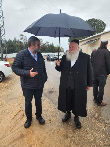 עם ראש המועצה האזורית גולן חיים רוקח