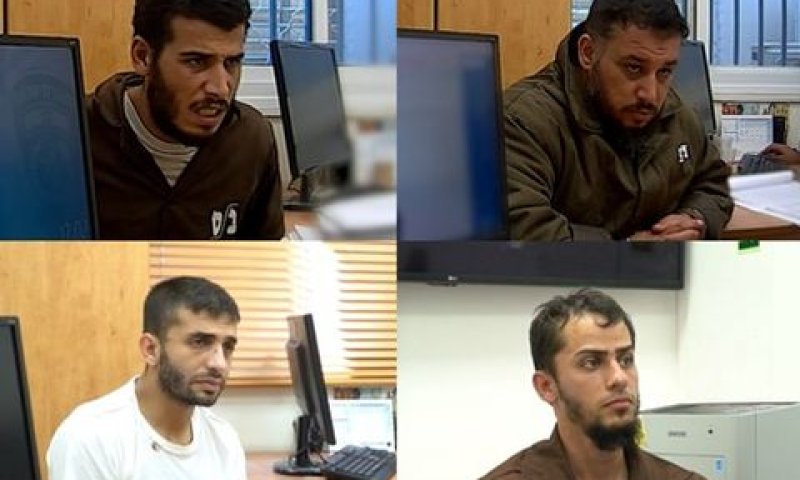 עצורי חמאס. לא כמו מעצר רגיל [צילום: משטרת ישראל]