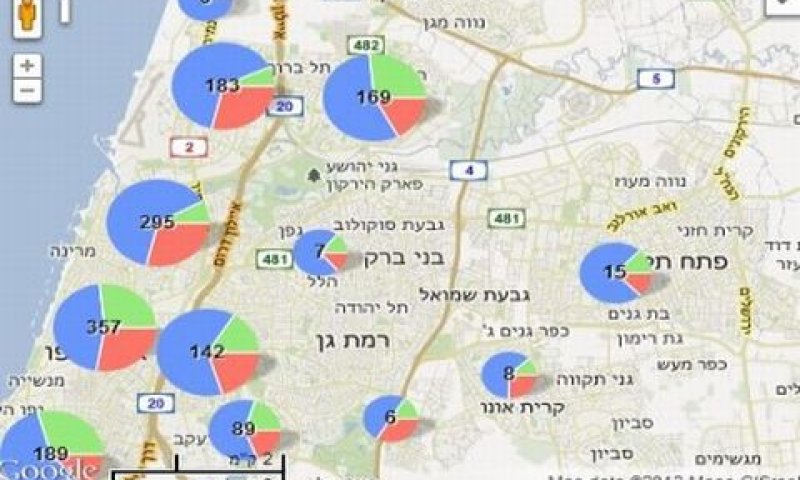 לא יהיה קשה למצוא את הפחים בעיר