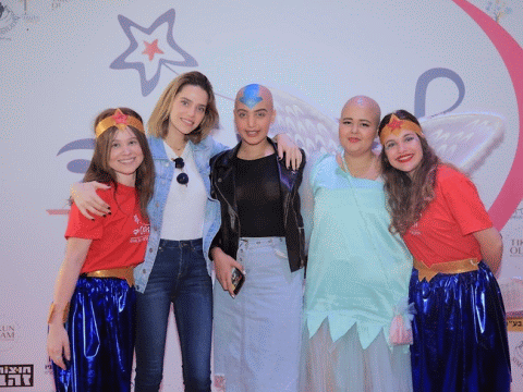 לא רק "נינג׳ה ישראל". רותם סלע וילדי עמותת "להושיט יד" בפעילות פורים משותפת [צילום: יח"צ]
