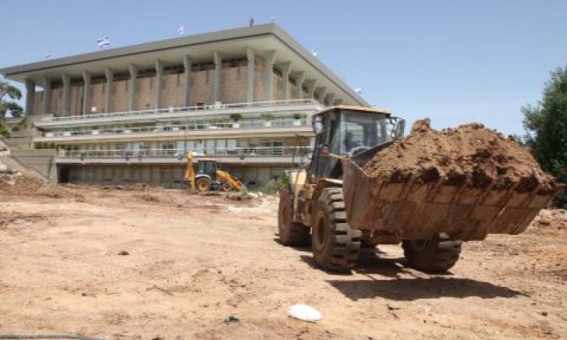 הכשרת החניון [צילום: דוברות הכנסת]