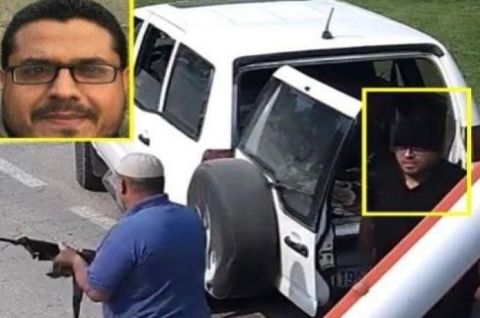 ראיה שהוצגה לאו"ם - שני פלשתינים הנמנים עם עובדי אונרא שהשתתפו בחטיפת גופות ישראלים שנטבחו ב-7 באוקטובר [צילום: משרד הבטחון]