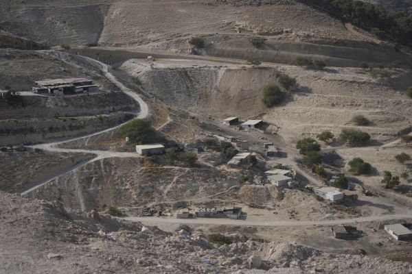 כפרים פלשתיניים באזור E1 [צילום: נאצר נאסר/AP]