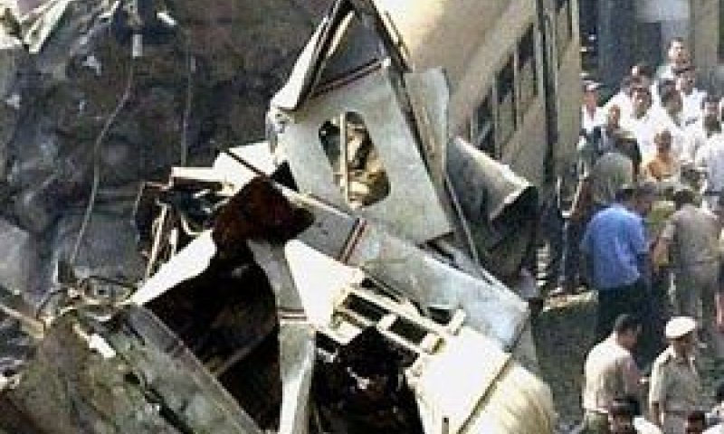 התנגשות רכבות במצרים, אוגוסט 06 [צילום: AP]