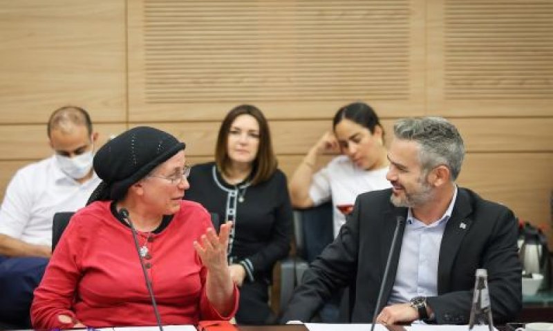 בועד טופורובסקי ואורית סטרוק [צילום: נועם מושקוביץ/דוברות הכנסת]