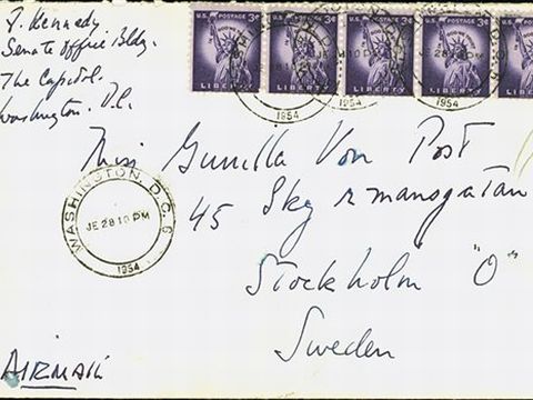 מכתב מ-28 ביוני, 1954 [צילום: AP]