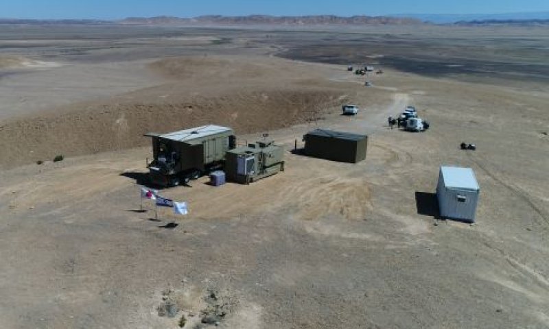 מערכת יירוט באמצעות לייזר [צילום: אגף דוברות והסברה, משרד הביטחון]