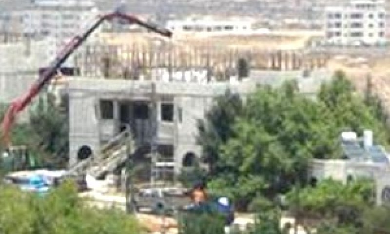 עבודות בנייה לא חוקיות בבית אל השבוע
