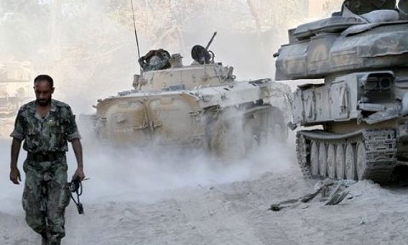 המורדים טוענים שצבא סוריה תקף שוב [צילום: AP]