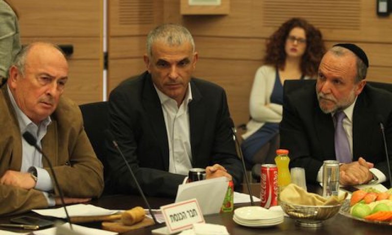 יצחק כהן, משה כחלון ואלי אלאלוף [צילום: דוברות הכנסת]