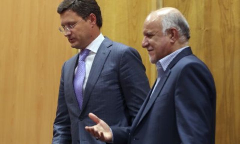 שר הנפט האירני ושר האנרגיה הרוסי [צילום: AP]