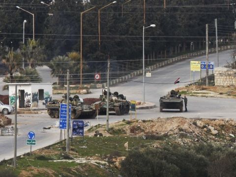 טנקים ברחובות סוריה [צילום: AP]