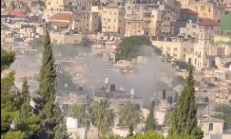 הדי חילופי הירי נשמעים באזור שכם [צילום: שימוש לפי סעיף 27א]