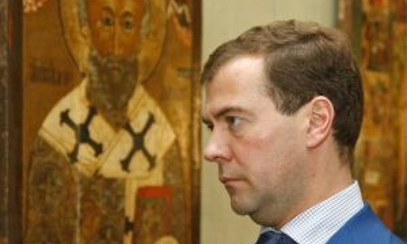 לא קיים את מה שהבטיח. מדבדב [צילום: AP]