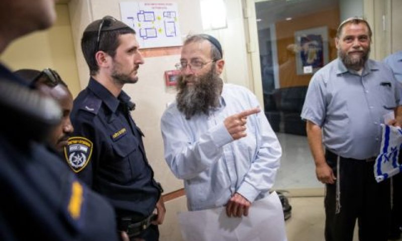 בנצי גופשטיין וברוך מרזל [צילום: יונתן זינדל/פלאש 90]