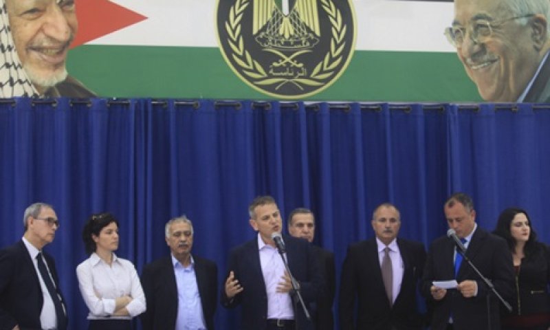 חברי הכנסת ברמאללה [צילום: פלאש 90]