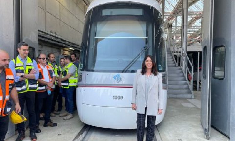 רגב בביקורה בנת"ע [צילום: תקשורת השרה]