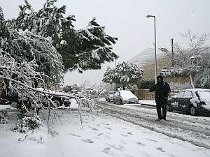 שלג דאשתקד בירושלים