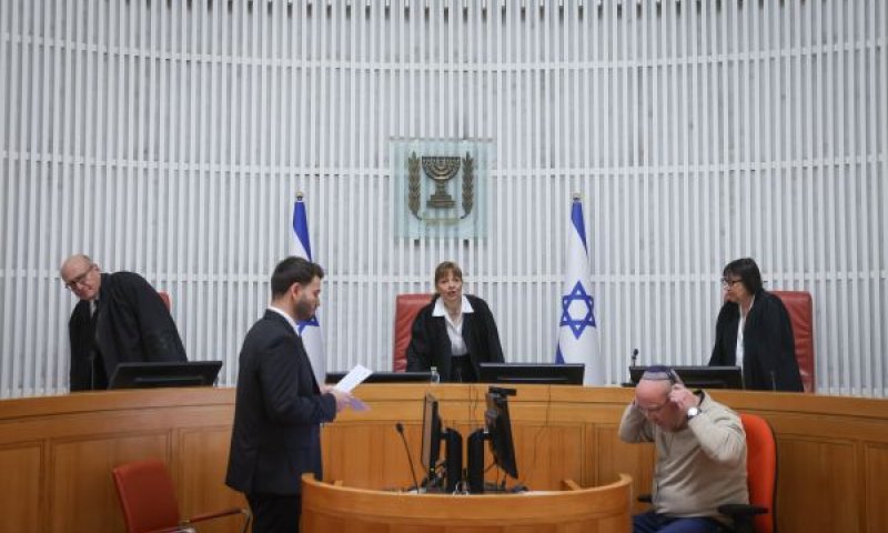 הדיון בבג"ץ בשבוע שעבר [צילום: מרים אלסטר/פלאש 90]