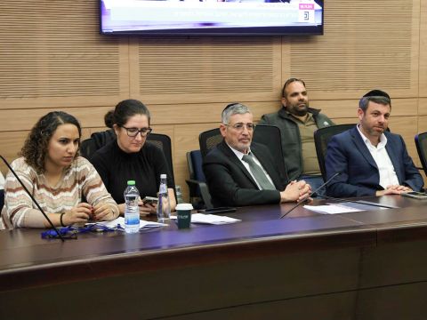 המשנה והמנכ"ל יהודה עוביידי ויהודה אבידן [דני שם-טוב/דוברות הכנסת]