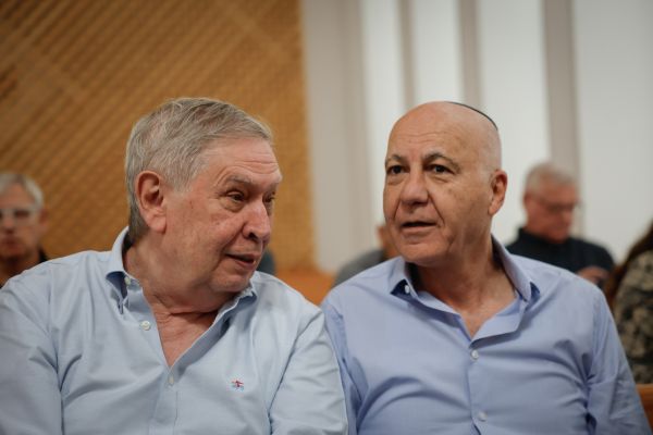 יורם כהן ותמיר פרדו בדיון [צילום: יונתן זינדל, פלאש 90]