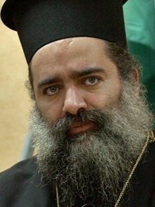 עטאללה חנא, דובר הקהילה היוונית-אורתודוכסית בירושלים [AP]