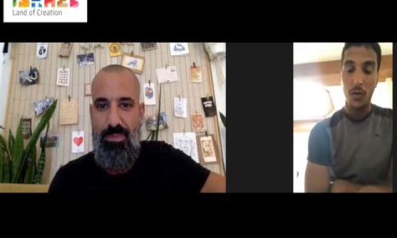 השיחה בין שני הבלוגרים [צילום: משרד התיירות]