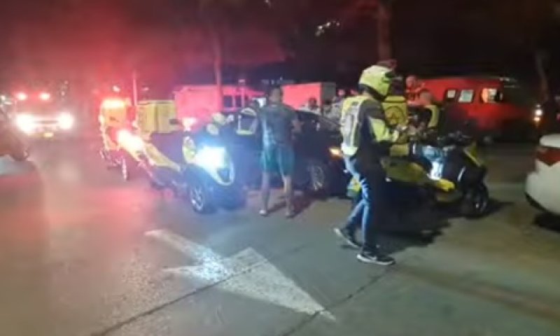 זירת הרצח של שומי איסקוב [צילום: מד"א]