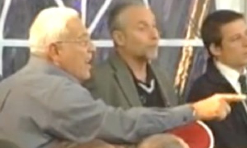 דני רוזן מתפרץ על ראש הממשלה [צילום: מן הטלוויזיה]