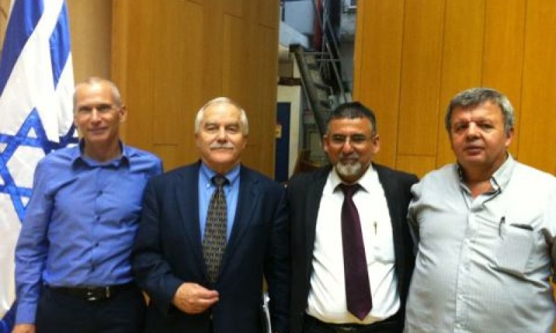 חברי השדולה: זבולון כלפה, יצחק וקנין, יאיר שמיר, עמר בר-לב [צילום: יח"צ]