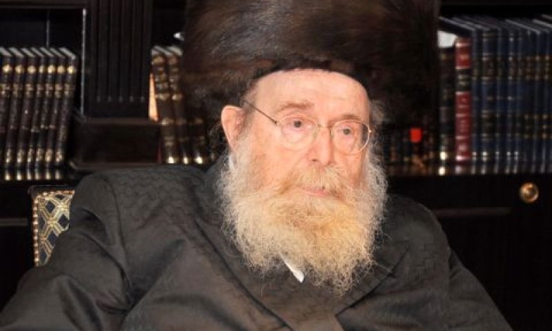 רבי אברהם יעקב פרידמן [צילום: אורי מנדלסון]