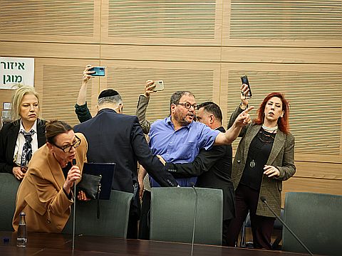 ח"כ כסיף. "סתימת פיות" [צילום: נועם מושקוביץ, דוברות הכנסת]