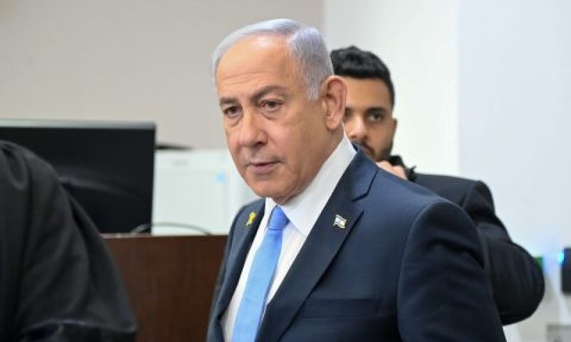 נתניהו היום בבית המשפט [צילום: יאיר שגיא, פול]