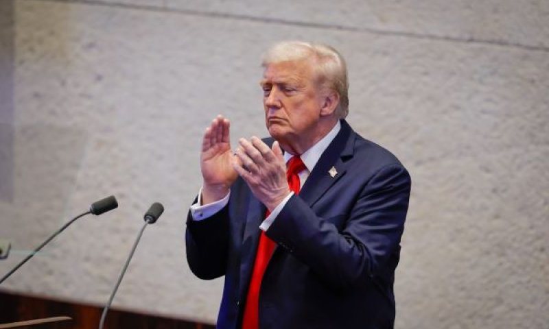 טראמפ בכנסת, לפני יומיים [צילום: נועם מושקוביץ/דוברות הכנסת]