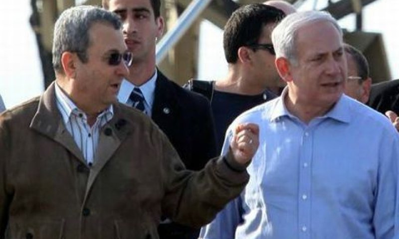 ברק, נתניהו. שיחות בארבע עיניים [צילום: משרד הביטחון]