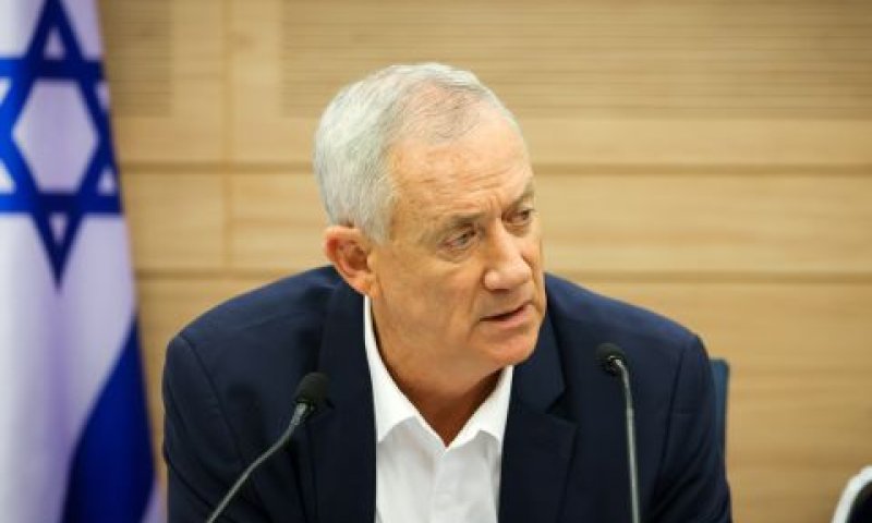 גנץ. "הצלחות משמעותיות ברתימת העולם למאבק מול אירן" [צילום: נועם מושקוביץ, דוברות הכנסת]