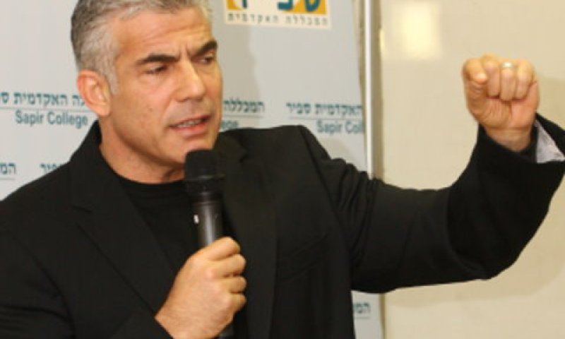 לפיד. "נרוקן את ישיבות החרדים מהבטלנים" [צילום: יח"צ]