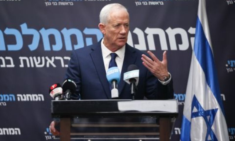 גנץ. ממשלה רעה לישראל [צילום: יונתן זינדל/פלאש 90]