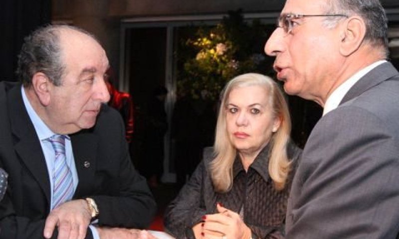 סמי קצב מבעלי מספנות ישראל (מימין) ושלמה שמלצר &ndash; יו"ר קבוצת שלמה ומבעלי מספנות ישראל [צילום: ארז עוזיר]