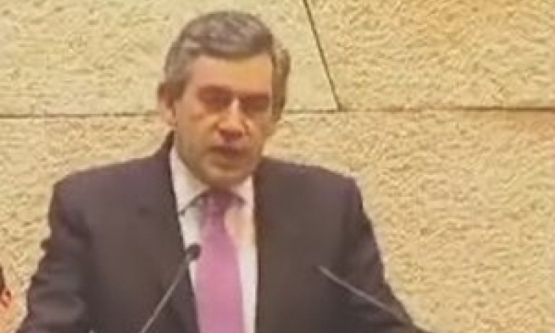 גורדון בראון [צילום: ערוץ הכנסת]