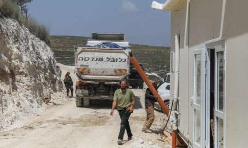 הישיבה בחומש במיקום החדש [צילום: פלאש 90]