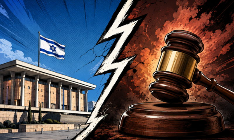 רק 36% מביעים אמון בממשלה ו-33% בלבד נותנים אמון בכנסת [עיבוד: AI]