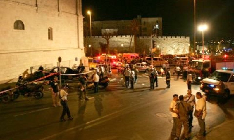 פיגוע הדריסה. נדחתה הטענה שמדובר היה בתאונה [צילום: פלאש 90]