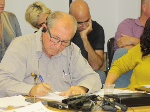 הקלטת הדיון במליאה [צילום: איציק וולף]