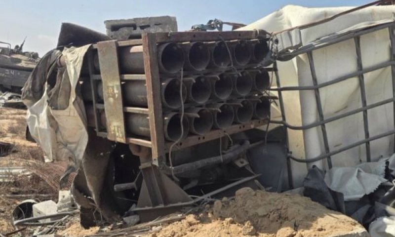 משגר בעל 15 קני שיגור [צילום: דובר צה''ל]