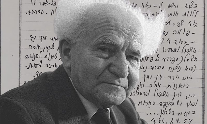 בן גוריון. "אין לי אף רגע מנוחה" [צילום: פריץ כהן, לע"מ]