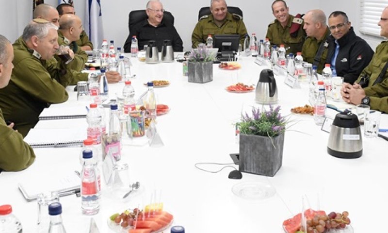 הנשיא ריבלין באוגדת יו"ש [צילום: מארק ניימן, לע"מ]