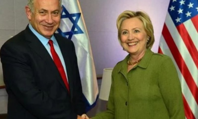 קלינטון ונתניהו בפגישה הלילה [צילום: קובי גדעון, לע"מ]