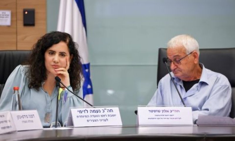 חברי הכנסת אלון וסטר ונעמה לזימי [צילום: נועם מושקוביץ/דוברות הכנסת]